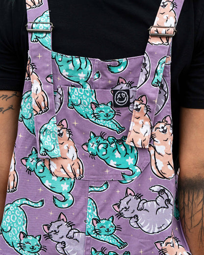 Purrfect Cats Unisex Stretch Dungarees