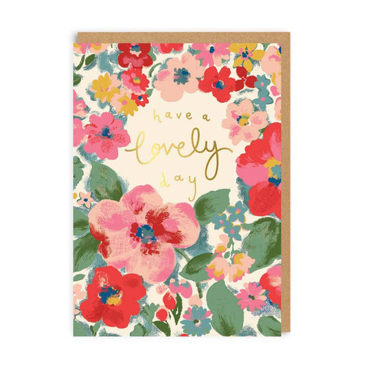 Have A Lovely Day Cath Greeting Card