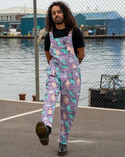 Purrfect Cats Unisex Stretch Dungarees
