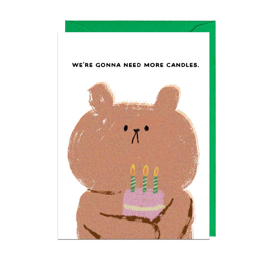 More Candles Funny Birthday Greeting Card