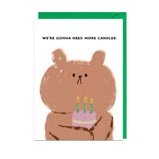 More Candles Funny Birthday Greeting Card
