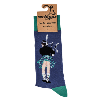 Scottish Kilt Bum Socks Large