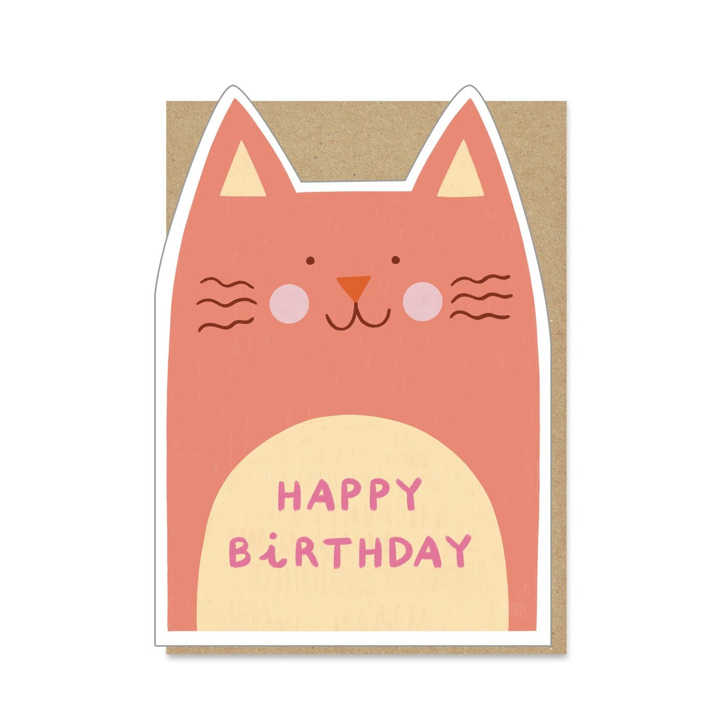 Cute Cat Birthday Card