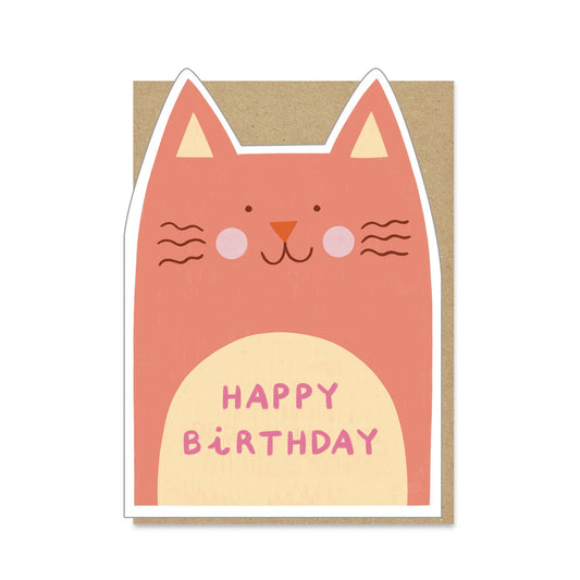 Cute Cat Birthday Card