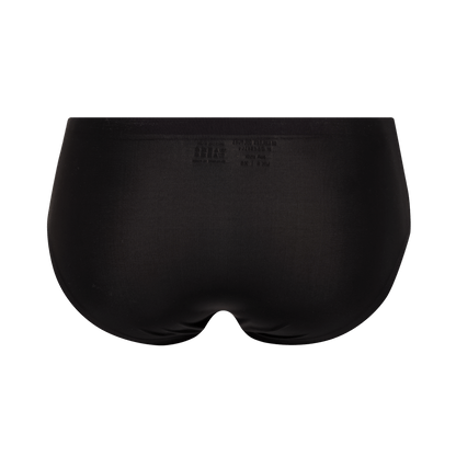 Classic Black Seamless Full Briefs