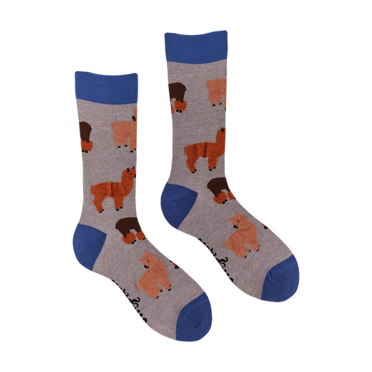 Fluffy Alpaca Socks Small