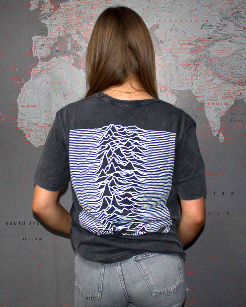 Joy Division Pulsar Pocket Wash Unisex T-Shirt