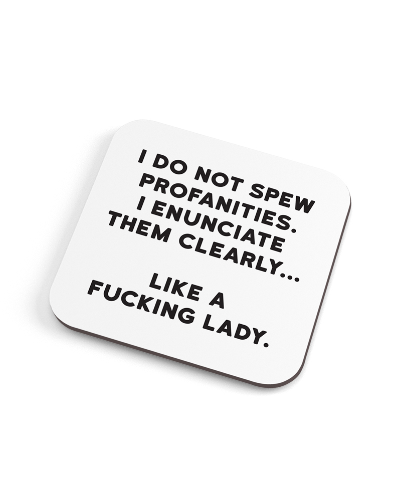 Profanities Coaster