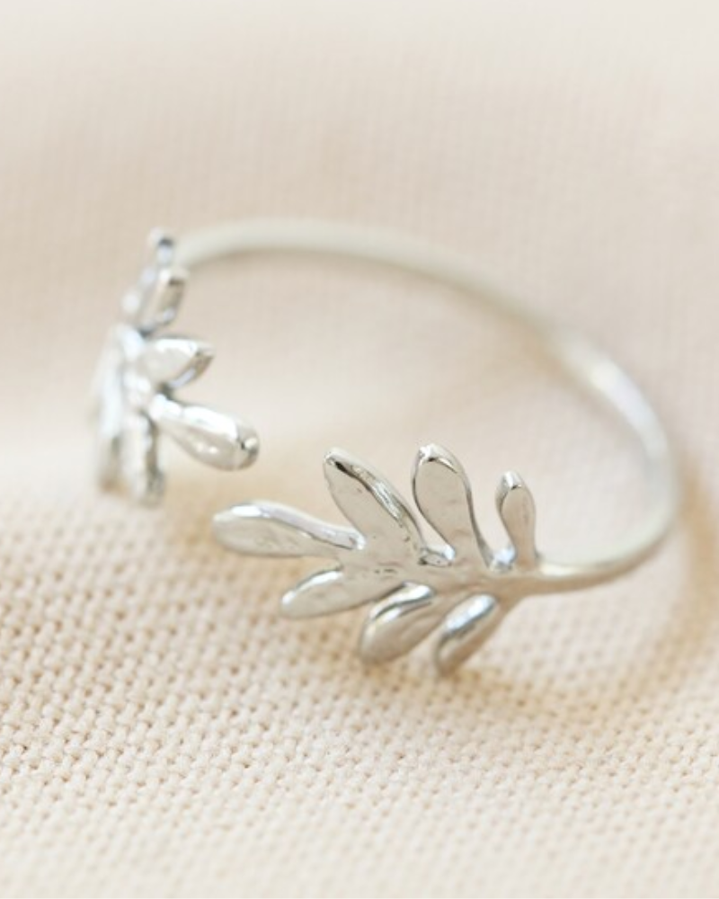 Fern Leaf Adjustable Ring