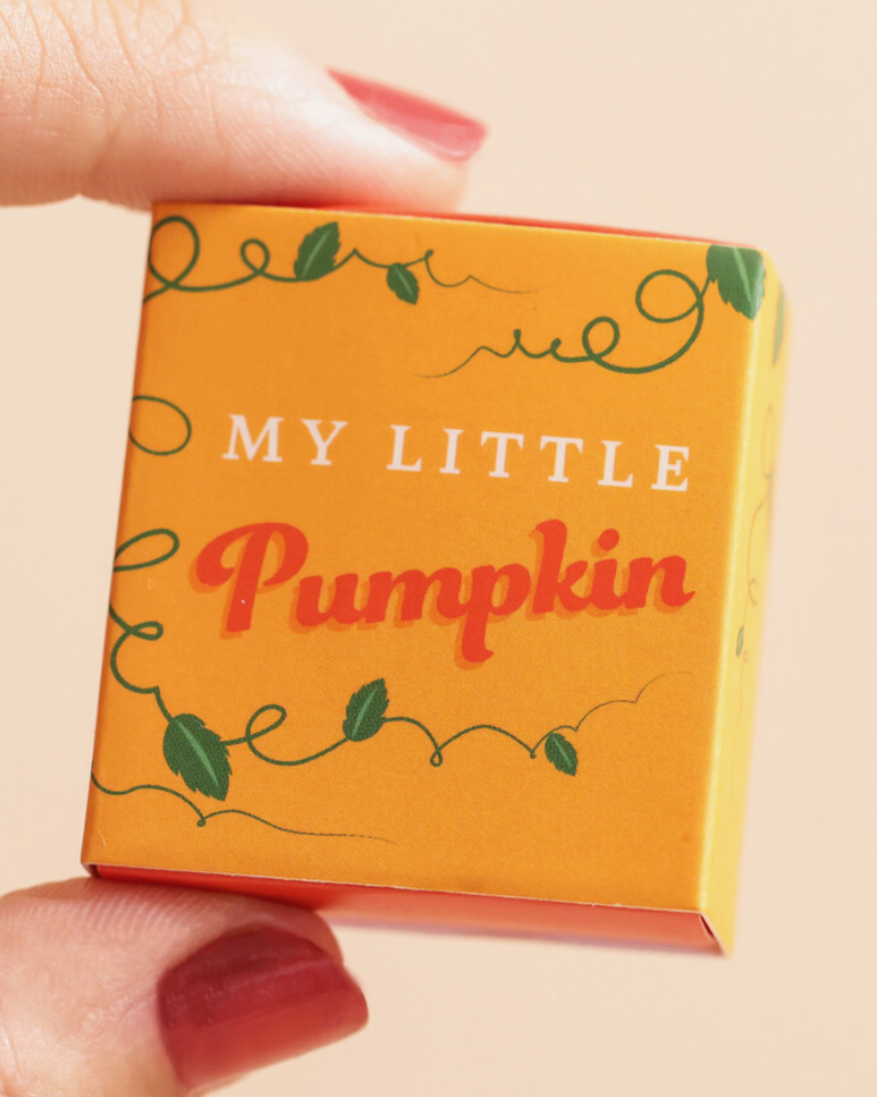 Pumpkin Ceramic Token In Matchbox